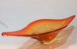 Murano - Sommerso schaal rood oranje