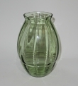 A.D. Copier - optiek vaas groen / 20 cm.
