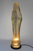 Stef Uiterwaal - Madonna met kind + verlichting 37 cm.