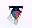 Siem van der Marel - serica vaas Rainbow 50-19