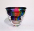 Carina Riezebos - glaskunst vaas Rainbow